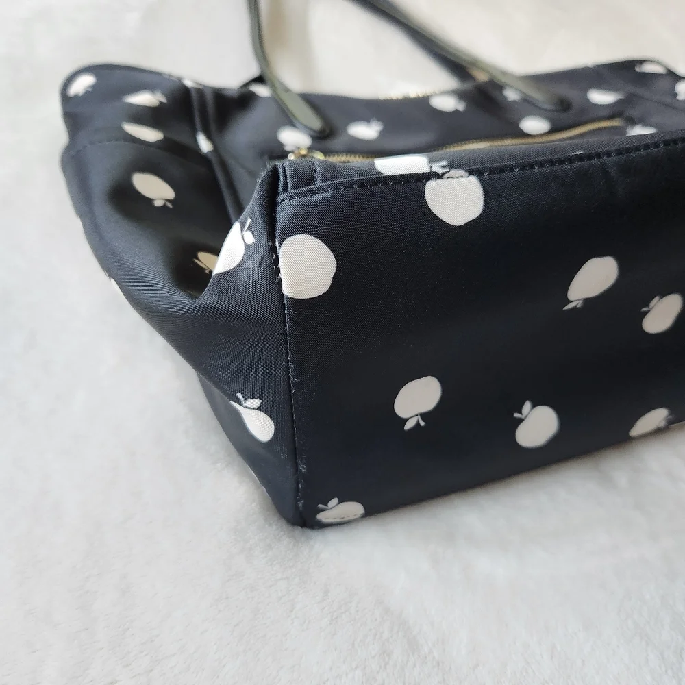 RESERVED: Kate Spade Black and White Apple Tote - Teacher Tote - Picture 5 of 16